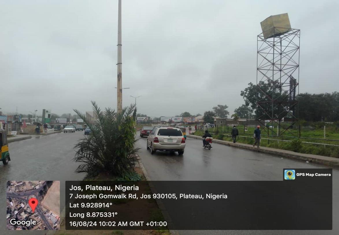 Polo Roundabout, Jos — portrait static billboard site
